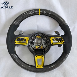 Volant en fibre de carbone de style OEM amélioré, compatible avec Porsche 911 991.2 Carrera Targa Turbo GTS <span class=keywords><strong>GT3</strong></span> <span class=keywords><strong>GT3</strong></span> <span class=keywords><strong>RS</strong></span> 2011-2019 - Product Image 3