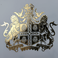 Etiqueta Adhesiva Metálica de Níquel Plateado Personalizada, Diseño de Logotipo en Relieve 3D, Vinilo Metálico Ecológico