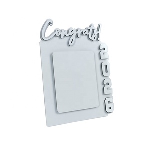 Regalo de Graduación, Placa de Fotos 3D con Logotipo Personalizado, Felicitaciones 2026, Marco de Fotos Sublimable en Blanco, Felicitaciones 2026 - Product Image 5