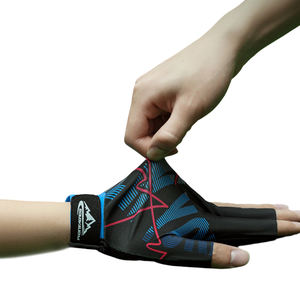 Gants de billard personnalisés pour gaucher, 3 doigts, accessoires de billard de table, kit cadeau, pour snooker et billard - Product Image 3