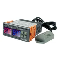 AC110-220V 듀얼 디스플레이 듀얼 온도 조절 온도 조절기 디지털 스위치 온도 및 습도 컨트롤러 STC