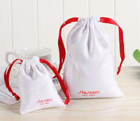 Sac en toile de jute épaisse avec cordon de serrage, en silicone, pour cosmétiques, cadeaux, draperies, rideaux, tentes de plafond, pochettes en coton, anti-poussière