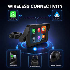 Bestsonic Navigation Mains Libres 5 Pouces pour Moto avec Conception Antivol, Écran Intelligent Étanche IP67 et Cartes en Temps Réel - Product Image 2