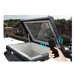 Fenêtre de toit électrique automatique moderne en alliage d'aluminium imperméable à double vitrage - Product Image 2