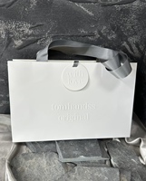 Sacs en papier de luxe personnalisés avec gaufrage artistique, réutilisables pour l'alimentation, estampage à chaud, sacs cadeaux et de shopping entièrement imprimés, sacs de vente au détail avec logo personnalisé, Chine