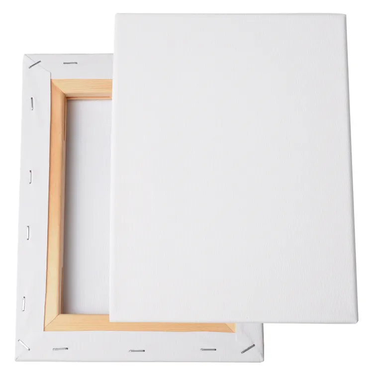 280gsm (8 oz) Primed Blank Cotton Stretched Canvas