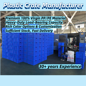 <span class=keywords><strong>Caisse</strong></span> de manutention empilable en plastique de qualité alimentaire, plusieurs spécifications, couleur personnalisable, haute qualité, fournie directement par l'usine - Product Image 5