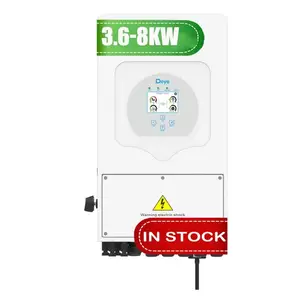 Deye 5kw 8kw Hybride Zonne-Energie Omvormer Eenfasige 5000W 8000W Eu/Us Versie Thuis Systeem Zonne-Energie Omvormer