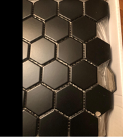 Hexagone Full Body Surface mate anti-dérapant salle de bain et piscine mosaïque en céramique carreaux de sol mosaïques pour cuisine et intérieur