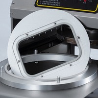Machine de scellage de barquettes en aluminium pour usage commercial, scelleuse thermique pour emballages de repas prêts à consommer et plats à emporter