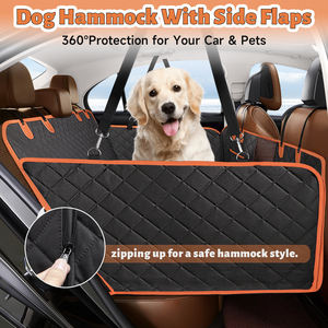 Funda de Asiento de Coche para Perro Impermeable de Lujo, Material Oxford, Hamaca para Mascotas con Base Rígida, Extensor de Asiento Trasero, Superventas - Product Image 4