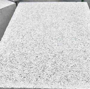 Batu alami luar ruangan eksterior granit desain tangga kualitas baik Polandia Padang wijen putih abu-abu lembaran Paving luar ruangan - Product Image 3