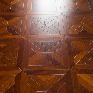 Parquet en bois d'ingénierie artistique AVANTIMORA, non toxique, certifié FSC, lisse, laqué UV, grade ABCD, 20 mm, multicouche, Merbau, avec joint mâle et femelle, pour buanderie - Product Image 2