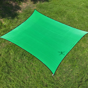 Voile d'ombrage carrée en HDPE tissé, filet d'ombrage 50% noir pour jardin, serre, agriculture et usage extérieur - Product Image 4