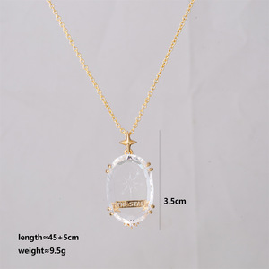 Collar con Colgante de Tarot Celestial Retro SongYi, Amuletos de Cobre con <span class=keywords><strong>Grabado</strong></span> de Sol y Luna, Joyería de Moda, Cadena Larga para Suéter - Product Image 5