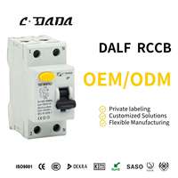 Disjoncteur différentiel miniature de haute qualité série DAFL, à diode moulée, 100V, PA66, capacité de coupure 4,5kA