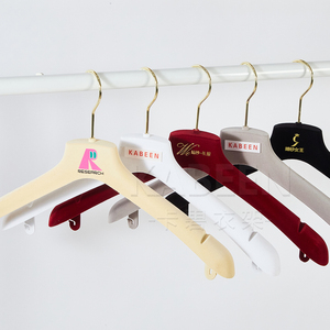 Robe de mariée boutique logo <span class=keywords><strong>personnalisé</strong></span> cintres pour robes de soirée, antidérapant épaissi Cheongsam Xiuhe cintres - Product Image 6
