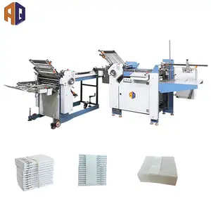 Máquina plegadora de papel automática de papel A3 A4 Máquina plegadora de papel neumática