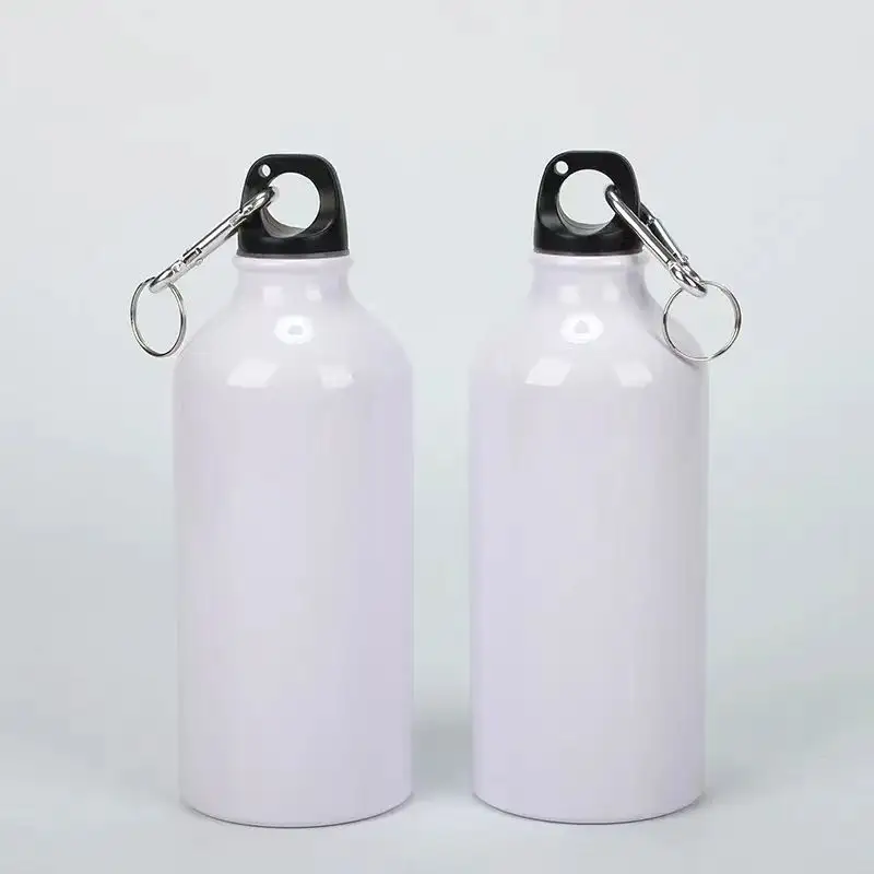 500ml 600ml aluminum water bottle custom printing sublimation sports water bottle for traveling