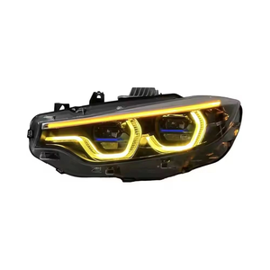 Luci Diurne SJC per <span class=keywords><strong>BMW</strong></span> <span class=keywords><strong>Serie</strong></span> <span class=keywords><strong>4</strong></span> F32 F33 F36 F82 2013-2019 Fari <span class=keywords><strong>Blu</strong></span> Tricolore Giallo Bianco Ambra - Product Image 3