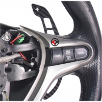 Pour Honda CIVIC 8ème génération, palettes de changement de vitesse magnétiques en fibre de carbone véritable, remplacement des palettes de changement de vitesse allongées