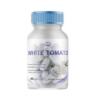 Cápsulas de Tomate Blanco, Suplemento para Aclarar la Piel, Refina la Textura de la Piel, Apoya una Piel Radiante y Juvenil, 60 Cápsulas, Marca Privada - Product Image 1