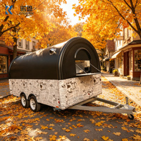 Nouvelle conception de petite remorque alimentaire, chariot alimentaire mobile, remorque de cuisine personnalisée pour café et en-cas