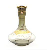 YIHE Accessoires de luxe pour narguilé Vase en verre Bouteille et flacon en verre pour shisha Base directe de l'usine chinoise