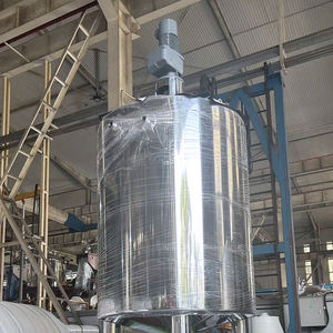 مفاعل كيميائي صحي من الفولاذ المقاوم للصدأ 1000 لتر في الصناعة - Product Image 5