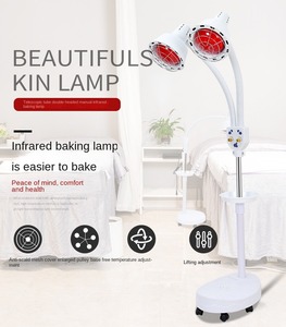 Lâmpada de Aquecimento Elétrica Multifuncional de Terapia Física Infravermelha com Ângulo Ajustável de 360 Graus e Base de Injeção de Água em Plástico e Metal - Product Image 2