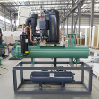 Unité de condensation refroidie à l'eau Emerson Copeland ZFI59KQE ZFI72KQE 15HP 18HP pour -30°C ℃   -25 ℃    Application de stockage à très basse température