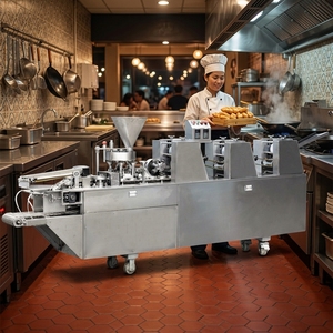 Machine automatique commerciale pour la fabrication d'empanadas à bords frisés, de Yau <span class=keywords><strong>Gok</strong></span>, de samosas et de pâtisseries frites fourrées - Product Image 1
