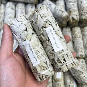 Bán buôn Trắng Sage số lượng lớn Smudge hương thanh hữu cơ California Trắng Sage bó với lá - Product Image 6