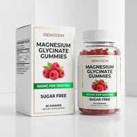 Gummies au magnésium OEM/ODM pour le soutien du calme, complexe de glycinate de magnésium pour la relaxation corporelle et le soulagement du stress