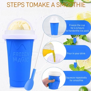 Slushy cup ma thuật slushy Maker bóp cup slushie maker, tự chế sữa lắc Maker cốc làm mát squee DIY nó cho trẻ em - Product Image 5