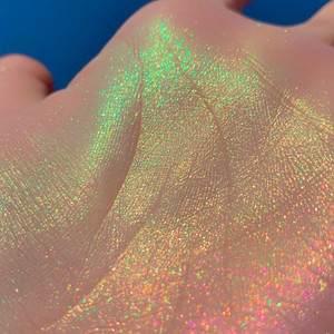 Bán buôn biểu tượng tùy chỉnh tốt nhất duy nhất ép bột ánh sáng lung linh Eyeshadow make up Vegan kim cương Glow multichrome Highlighter Palette - Product Image 4