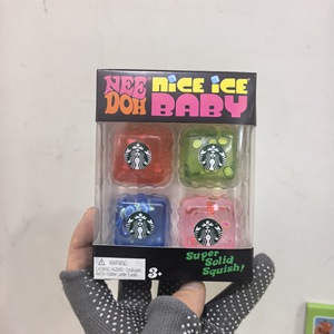 Promotional Toy 1inch 4pcs Schylling Nice <b>Cube</b> Stress Relief Blue Pink Green Red Maltose 2.5cm Needoh Squishy Nice Ice Baby <b>Cube</b> - Product Image 1