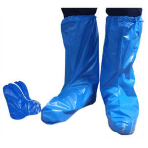 डिस्पोजेबल आउटडोर रेनप्रूफ बूट कवर सुरक्षात्मक पी <span class=keywords><strong>cpe</strong></span> उच्च घुटने के लंबे जूते कवर - Product Image 6