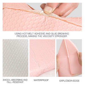 Sacchetti personalizzati eco-friendly Bubble Mailer <span class=keywords><strong>con</strong></span> Logo stampa <span class=keywords><strong>aria</strong></span> Poly <span class=keywords><strong>busta</strong></span> imbottita <span class=keywords><strong>con</strong></span> comoda maniglia di spedizione - Product Image 4