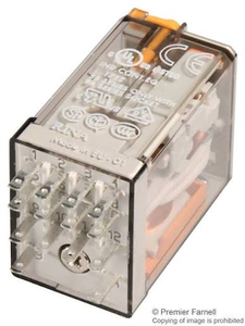 รีเลย์กำลังไฟฟ้าขนาดเล็กแบบแม่เหล็กไฟฟ้า 250V AC 7A ตัวเรือนโปร่งใส รีเลย์ควบคุมอุตสาหกรรม 55.34.8.230.0040 - Product Image 3