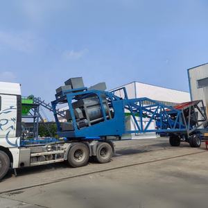 Centrale à béton mobile de type prêt-à-emploi 25m3/h 50m3/h 75m3/h pour la production de béton - Product Image 2