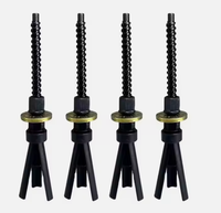 DIAMTOOL Outil de pose de vis en acier inoxydable, ensemble de trois pièces, perceuse à noyau diamanté, machine à percer à batterie, réutilisable, expansion interne