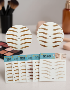 Pegatinas para Tatuaje de Cejas GRENobil Z38 Natural, Juego de 3600 Piezas para Aplicación de Maquillaje - Product Image 2