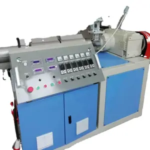 SJ65 PVC braided plastic pipe extrusion machine soft hose extruder machine