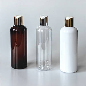 Customized Logo Push-Cap Plastic <b>Bottle</b> Thickened White Cosmetic <b>Bottle</b> White Plastic <b>Bottle</b> <b>With</b> Silver Metal Cap - Product Image 3