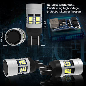 Ampoule LED G-View 7443 7440 T20 pour feux stop, sans erreur, <span class=keywords><strong>avec</strong></span> ventilateur turbo, super <span class=keywords><strong>lumineuse</strong></span> pour feux stop, clignotants, feux arrière - Product Image 3