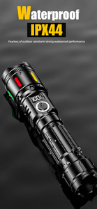 Không thấm nước có thể sạc lại LED <span class=keywords><strong>Torch</strong></span> với <span class=keywords><strong>zoom</strong></span> focus Powerbank chức năng hợp kim nhôm EDC USB cho chiếu sáng ngoài trời Cắm Trại Đi Bộ Đường Dài - Product Image 4