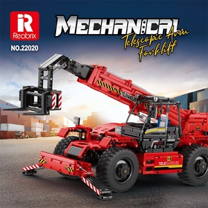 Reobrix Telescopic Boom Forklift 2260 Remote Control <b>Building</b> <b>Block</b> Set Educational Toy for Kids Ages 8-13 - Product Image 4