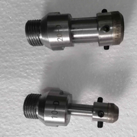 Sintered Threaded Shank Glass Diamond Drill Bit, Glass Drilling and Chamfering Dual-purpose Drill Bits