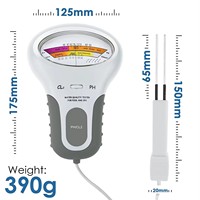Testeur de pH portable blanc de qualité pour l'eau, détecteur de chlore résiduel, testeur d'eau d'aquarium, kit de test d'eau
